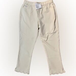 NWT Quacker Factory Dream Jeannes Rhinestone Embellished Jeans Size Small